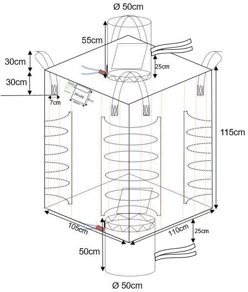 Baffle Jumbo torba